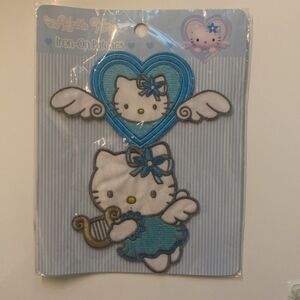 RARE Hello Kitty Blue Angel Embroidered Patches